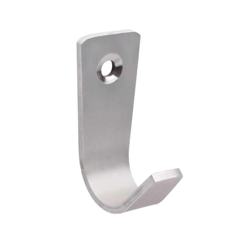 Gancho de acero inoxidable Gancho de un solo gancho para pared de baño Gancho de un solo gancho para abrigo engrosado Gancho para ropa