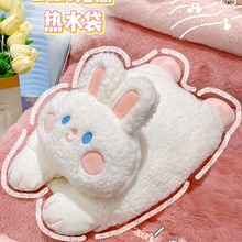 可爱暖手宝宝热水袋充电防爆抱枕女毛绒保暖神器热宝电暖宝暖水袋