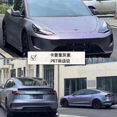 Pet Color-Changing Film for Full — Auto Color Change Film - capri-gray-purple-152m-x-1m