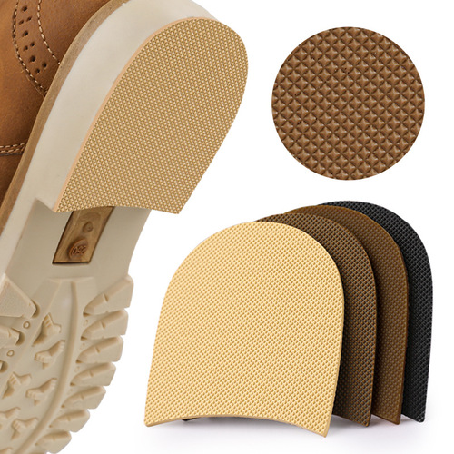 Sole-attached leather shoes, non-slip, wear-resistant, silencer heel, sole-attached shoe shop, shoe repair, mute rubber sheet, can be cut
