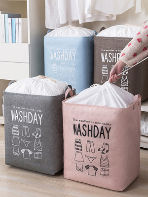 大容量巨无霸脏衣篮衣服收纳袋棉被衣物收纳可折叠被子收纳筐批发