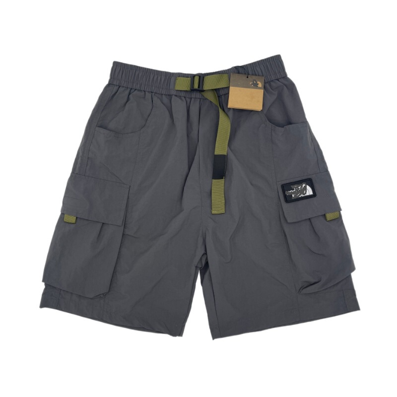 Summer Cross-border Quick-drying Short North Face Casual Five-point Pants European and American Functional Sports Pants Loose Men's and Women's Drawstring