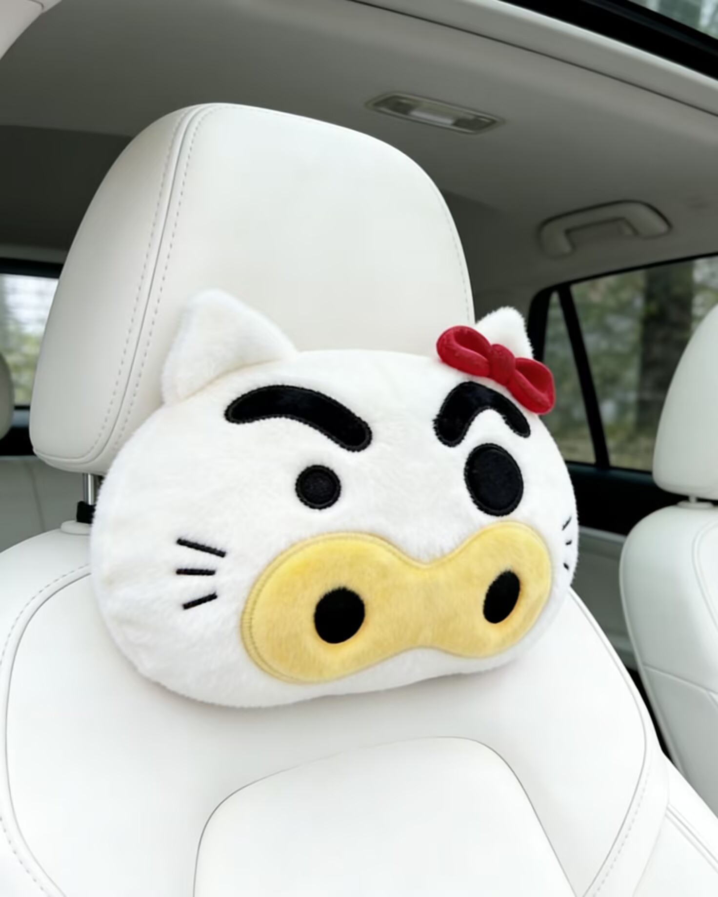 Crayon Shin-Chan Chubby Zaemon Car Headrest Neck Pillow Cushion Car Seat Crayon Shin-Chan Car Headrest