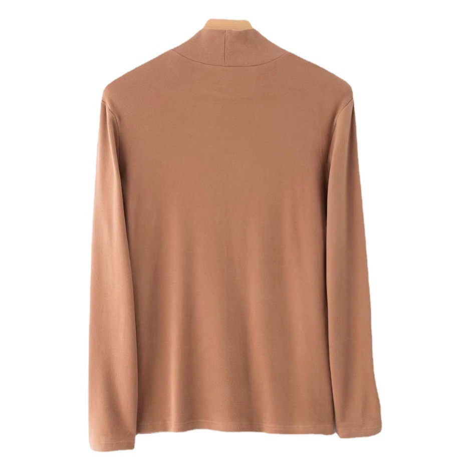 3322 мужская осенне-зимняя Двусторонняя бархатная рубашка из кашемира со средним воротником, приталенная рубашка-топ, термобелье