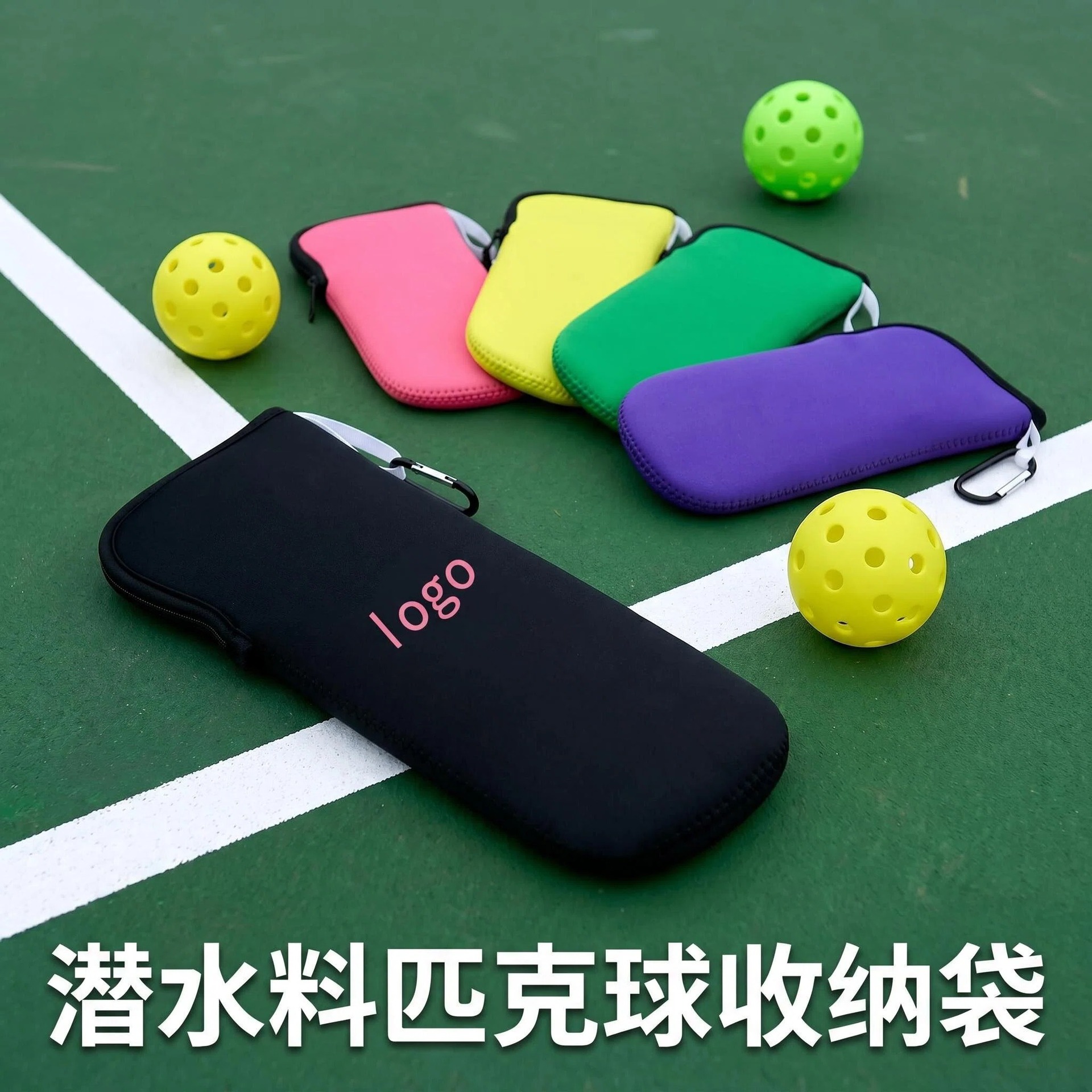 Manufacturer's Diving Material Pickleball Bag Storage Bag, Foldable Multi-Functional Storage Bag, Portable Tennis Storage Bag