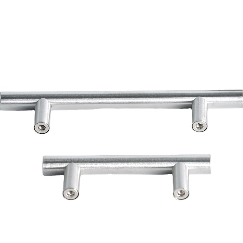 T -type hollow hand stainless steel cabinet door drawer drawing hand…