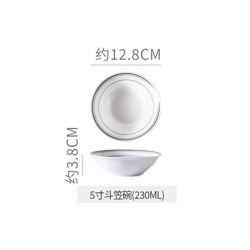 5inch 대나무 모자 그릇