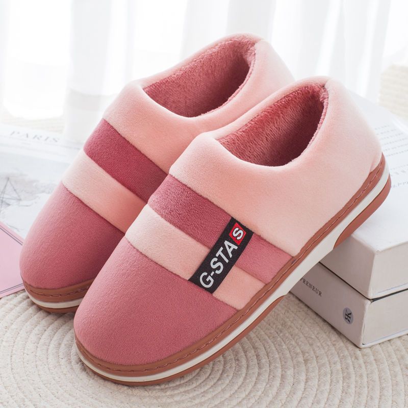 Pink cotton shoes with heel