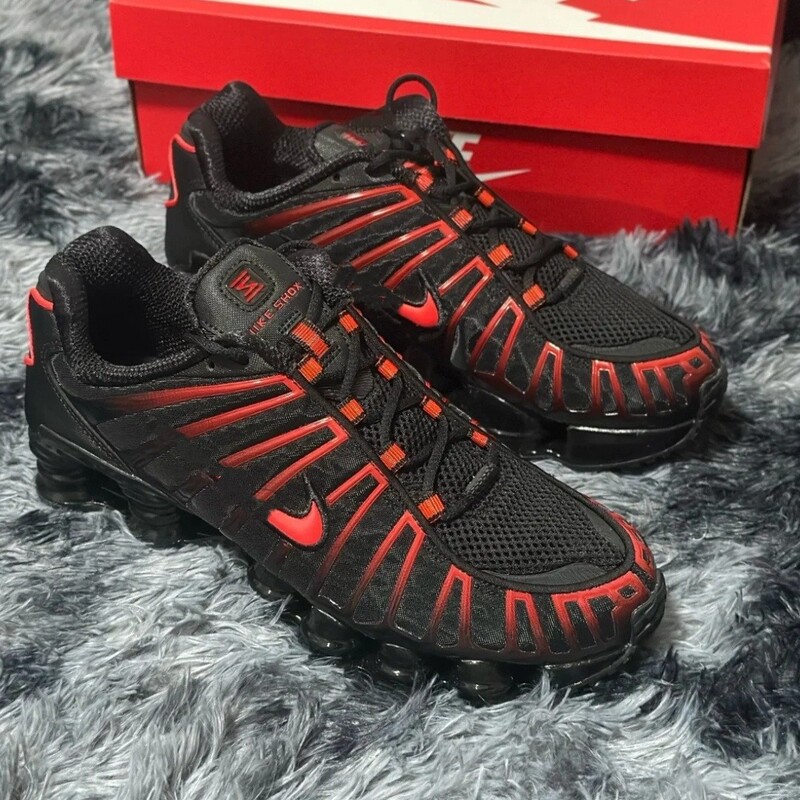NiShox Putian shoes foreign trade ready-to-ship series comfortable and soft lifestyle men's sports shoes casual shoes in black and red NiShox Putian shoes foreign trade ready-to-ship series comfortable and soft lifestyle men's sports shoes casual shoes in black and red
