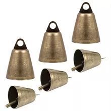 圣诞铃铛 金属复古青铜色铃铛 古典小风铃 铜铃铛挂件挂饰DIY风铃