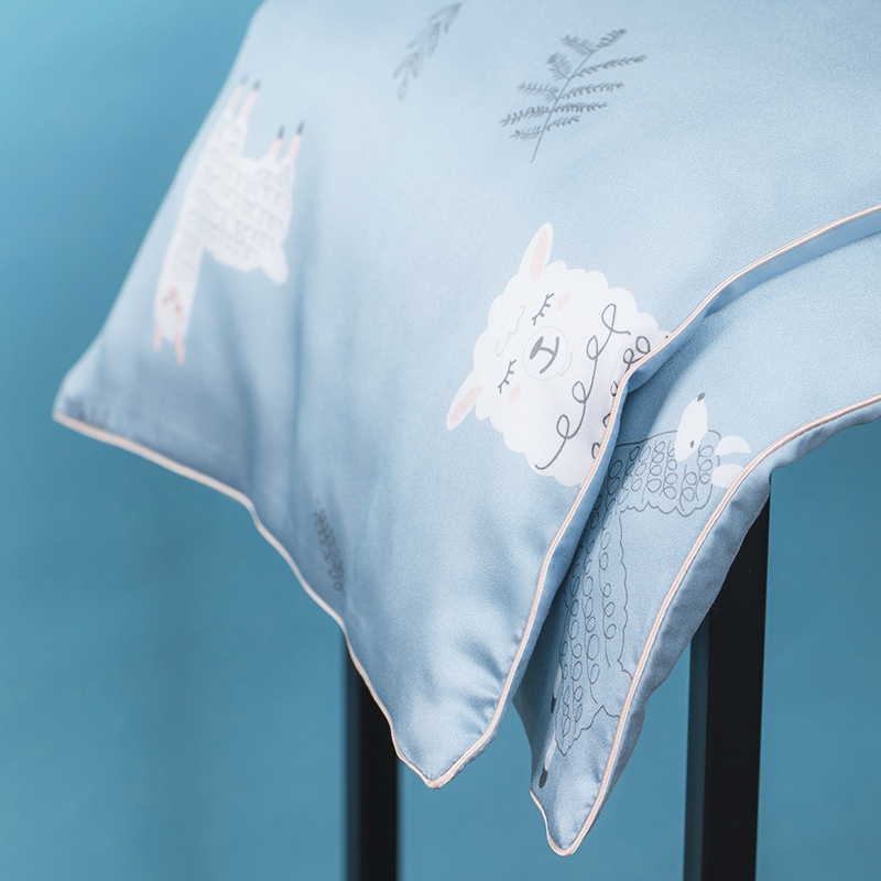 5YA1 wholesale silk pillow cervical vertebra support sleep silk pillowcase single baby baby pillow 0-2 years old