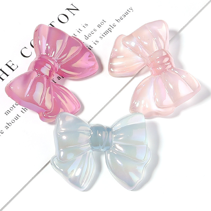 10 pcs/Pack Acrylic Transparent Jelly Color Bow String Beads DIY Bracelet Bracelet Accessories 10 pcs/Pack Acrylic Transparent Jelly Color Bow String Beads DIY Bracelet Bracelet Accessories