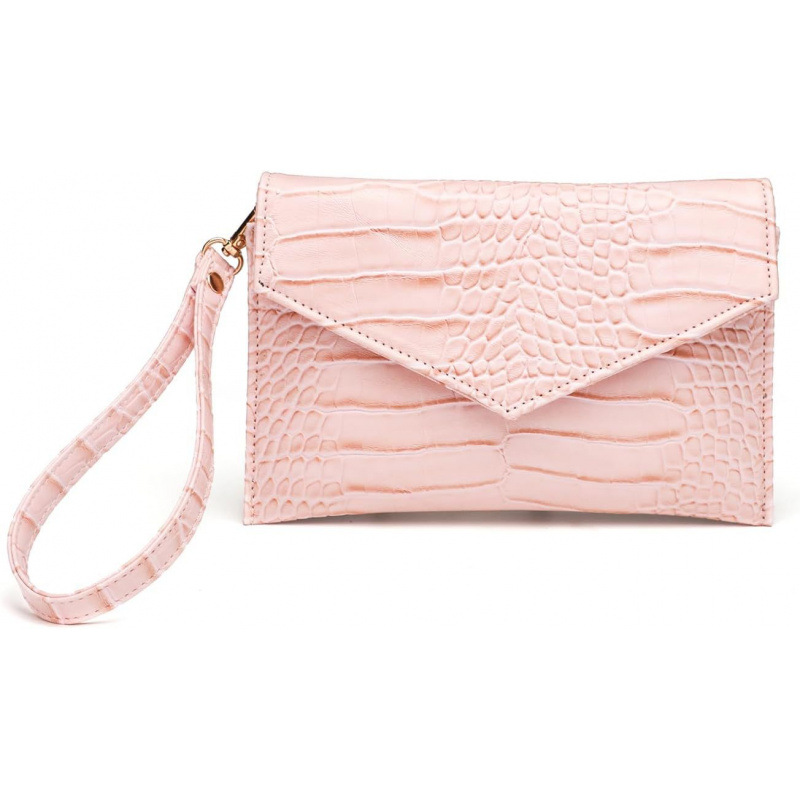 2024 nuevo sobre de mujer bolso de mano bolso de cuero imitación bolso de cena correa de pulsera y cadena