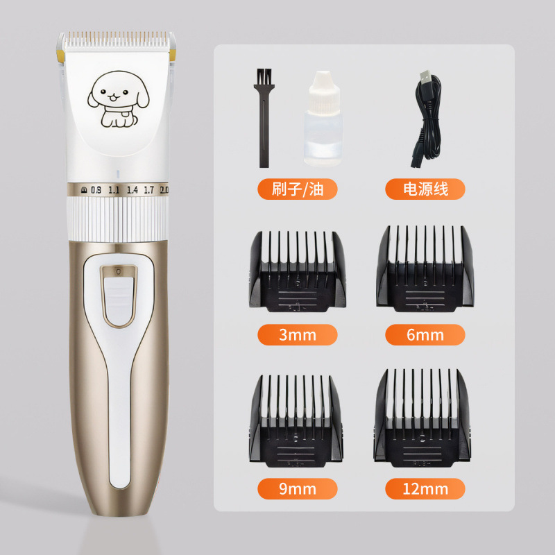 (조용하고 머리카락이 끼지 않음) 펄 화이트 (선호 세트)