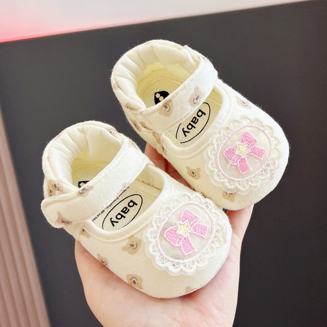 Children's non-slip cotton breathable shoes girl's for early age