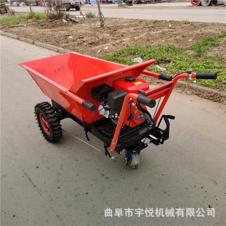便携式汽油手推车  手推式爬坡用运输车 山区农用小推车