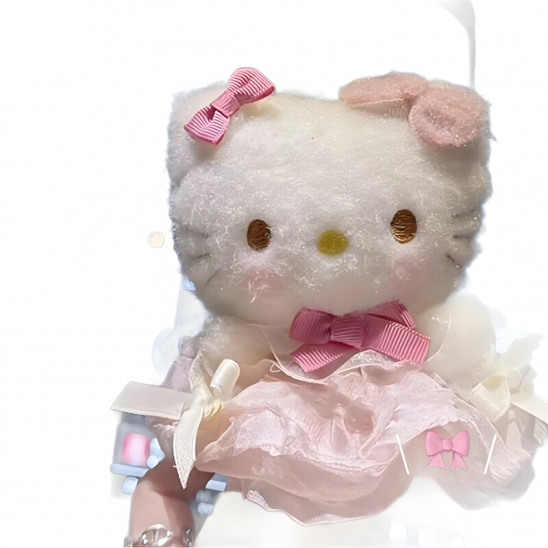 かわいいセーターktトレンディなクールなパフスリーブミニバッグドレスぬいぐるみおもちゃペンダントキーホルダーぬいぐるみ飾り|undefined