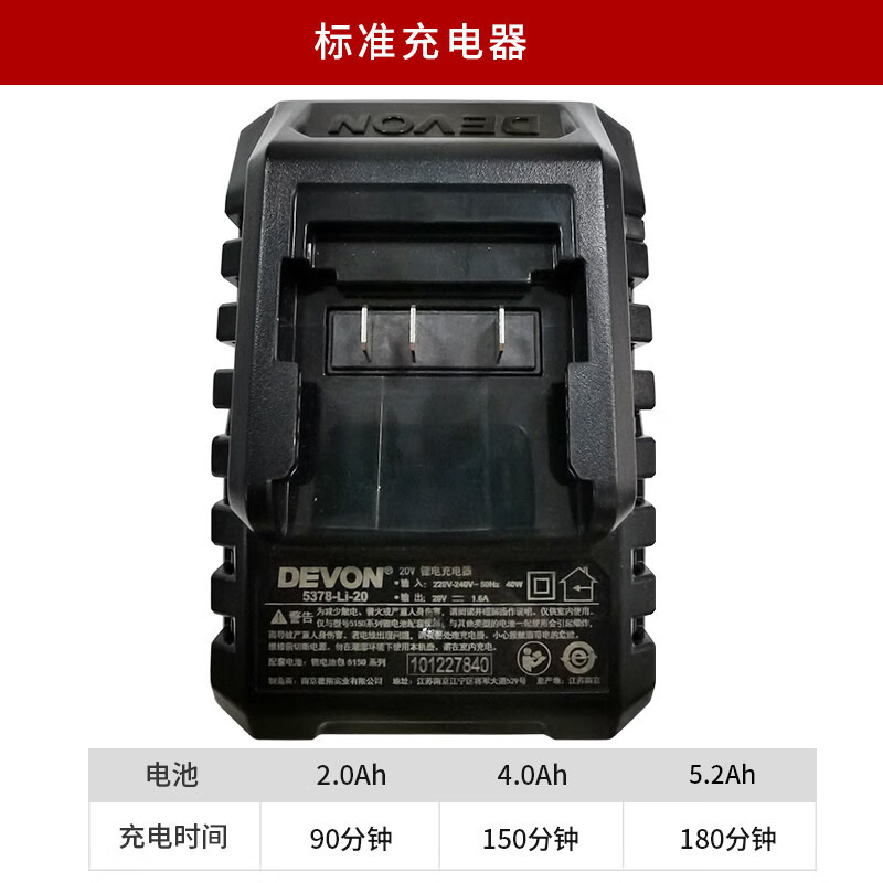 Gran batería de litio 5150 para adaptarse a la plataforma de 20V modelo 5401 / 2903 / 5733 paquete de almacenamiento de herramientas eléctricas grande