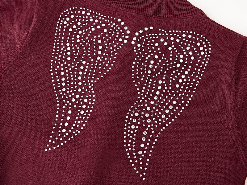 Girls Knit Cardigan Sweater Soft Cotton Open Front Long Sleeve_voghion.com
