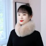 Шарф, утепленный демисезонный воротник, в корейском стиле