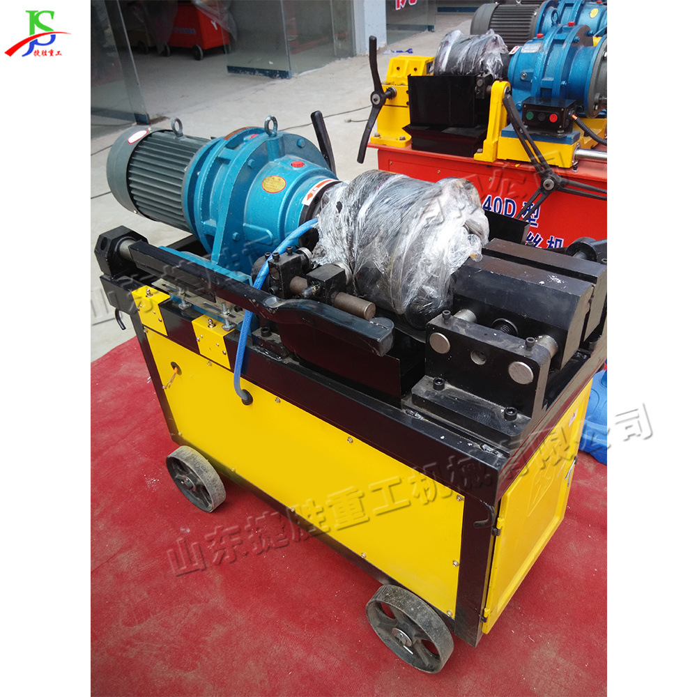 máquina de rodadura de alambre de barra de acero de rosca recta máquina de alambre de tubería de construcción automática completa máquina de alambre recto