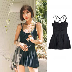 Factory Direct Sales Swimsuit Holiday One-Piece Swimsuit Tight Sexy Comfort Hot Spring Vacation 2023 New Style Abdomen Covering Slimming