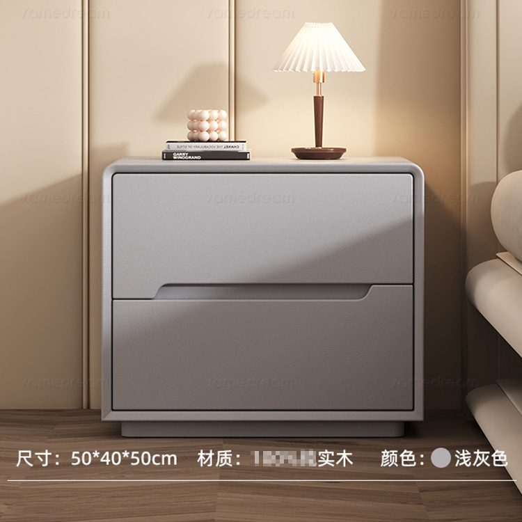 라이트 그레이 - 설치 불필요 [FAS 등급 전체 캐비닛 전체 원목]