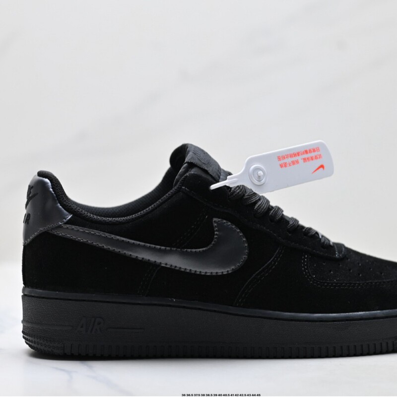 Putian Shoes Air Force 1'07 Air Force One Low-Top All-Black Black Warrior Casual Sports Sneakers for Men and Women
