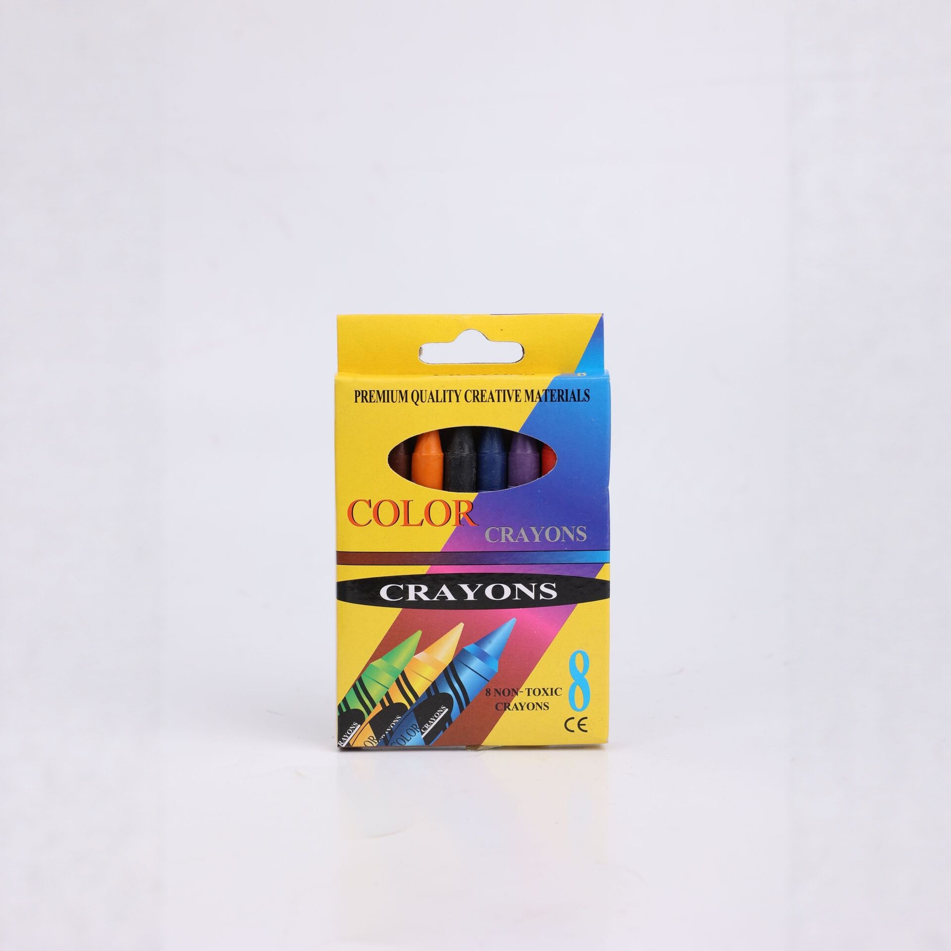 8-Colorful Kidsren's Crayons, Environmentally Friendly, Non-Toxic, Painting and Graffiti Crayon Set, Student Art Supplies, Colorfulful Crayons