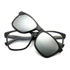 New TR90 retro polarized sunglasses colorful clamps men and women same outdoor fishing sunglasses myopia framework