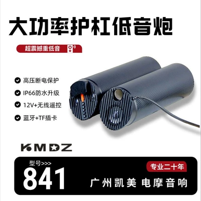 High-Power Subwoofer Electric Motorcycle with Bluetooth Audio Two-In-One Sound System and Sound Wave Speaker Simulator Modification