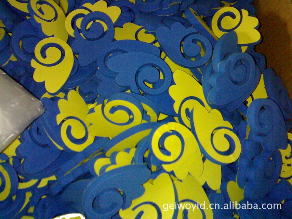 胶粘厂现货供应850浅绿色A料eva胶垫 849深绿色A料eva泡棉 可模切