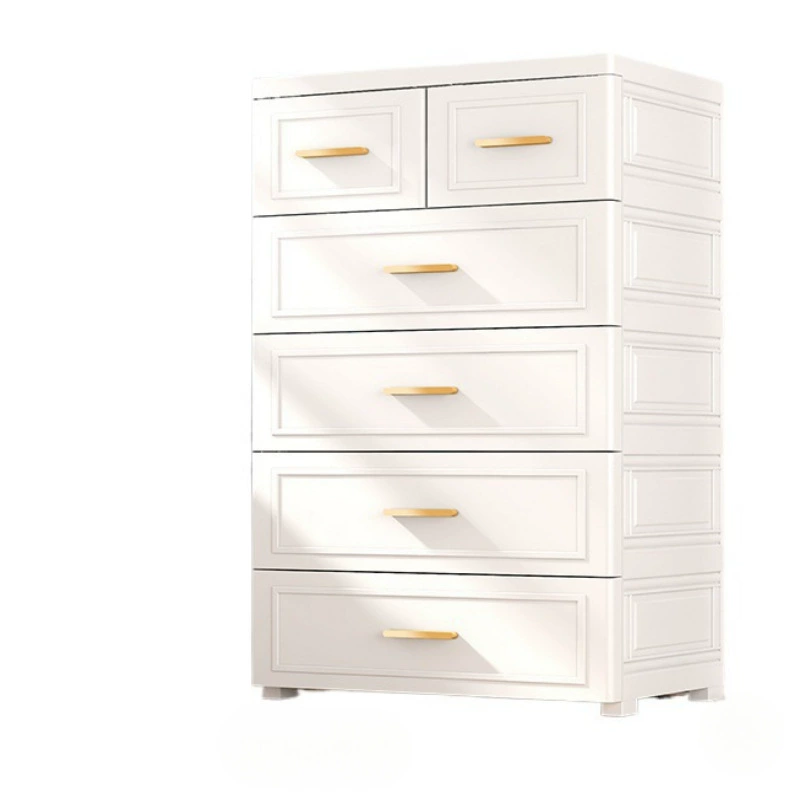 Plastic multi-layer storage cabinet, multi-width 45–75 cm, European-style drawers, 3–7 layers