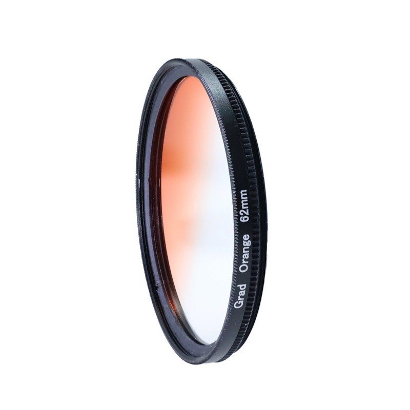 37mm相机滤镜渐变镜灰蓝红橙黄绿粉旅行拍摄镜头彩色滤镜手机摄影