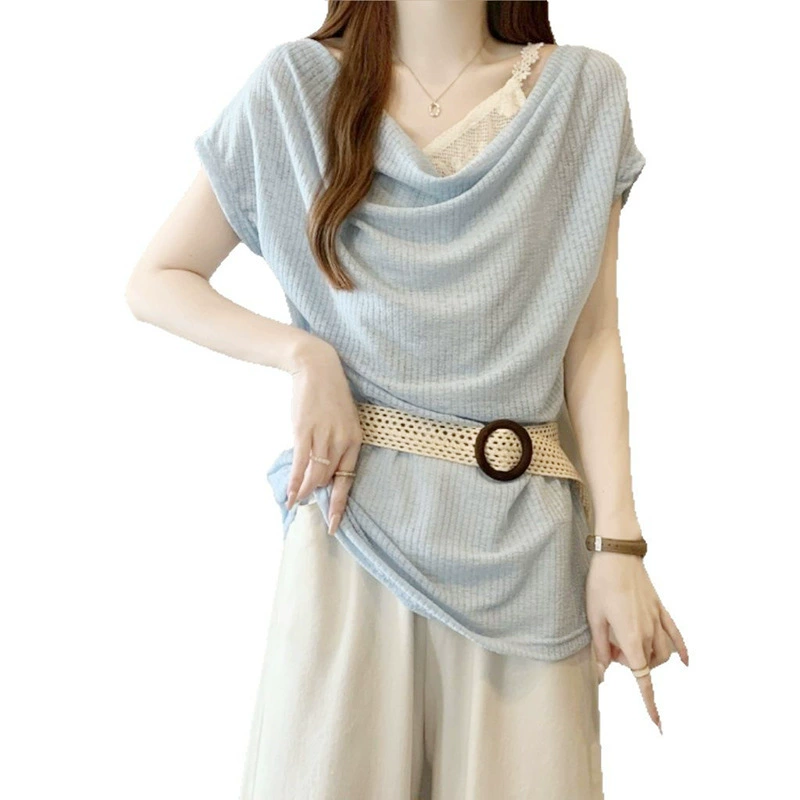 Lace set, with short sleeve, wholesale, lifting effect