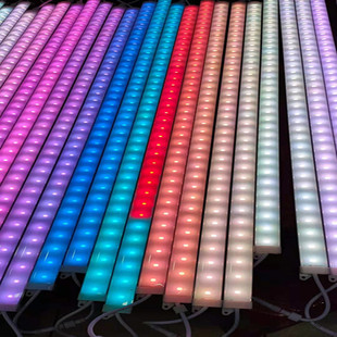 Contour Light Led Guardrail Tube Digital Tube Colorful Neon Light Outdoor Hotel Club Sign Colorful Horse Racing Lines