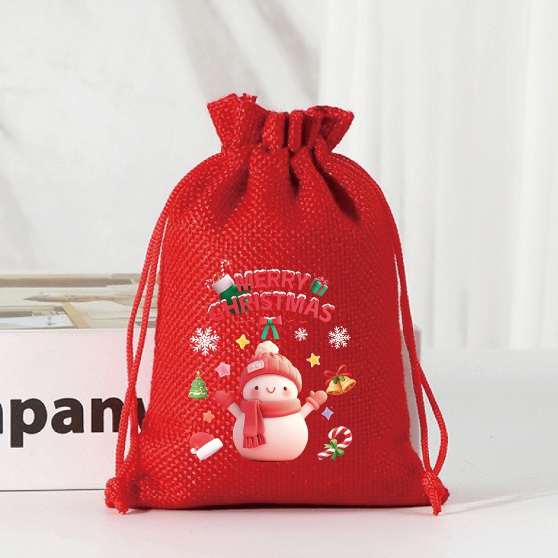 sku33_圣诞SD09-5【大红麻】;15x20cm