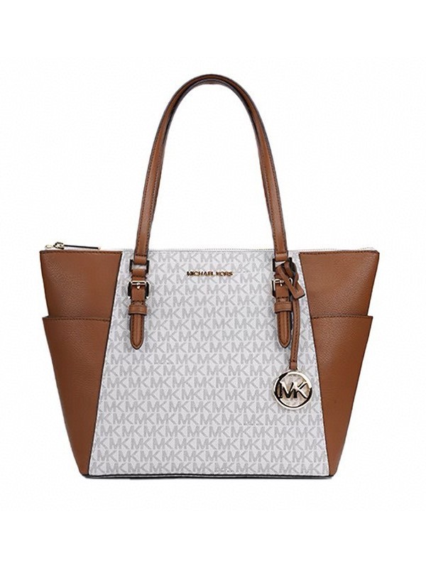 Mk Charlotte PVC Dəri Çanta - Kiçik Çiyin və Krossbody modeli