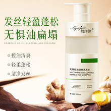靓津津无硅油清爽洗发水去屑止痒清爽控油不紧绷蓬松柔顺持久留香