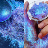 Красочная жемчужная порошковая слизь жемчужное пигмент кристаллический грязевый клей блеск порошковый порошок порошкообразные флэш -чернила жемчужина