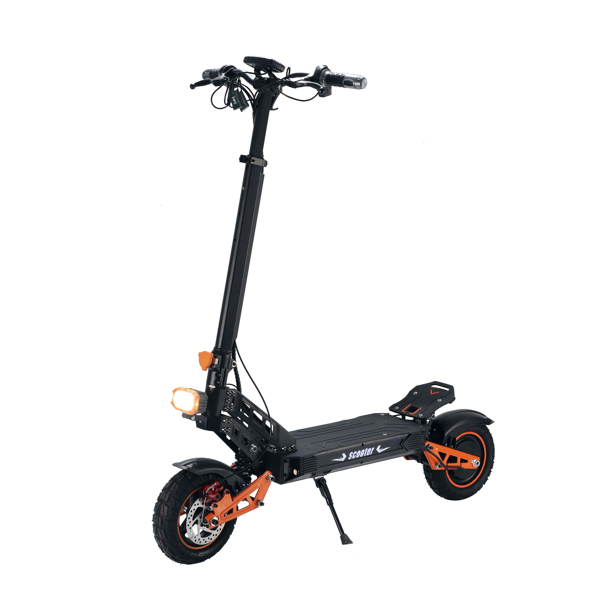 Cross-border adult off-road electric scooter, foldable two-wheeled electric vehicle, portable outdoor commuting scooter, wholesale
