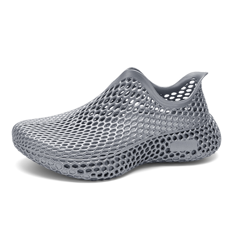 Cross-border 2026 nuevo verano al aire libre integrado sandalias de explosión deportivo transpirable zapatos de playa antideslizantes zapatos de agujero para hombre