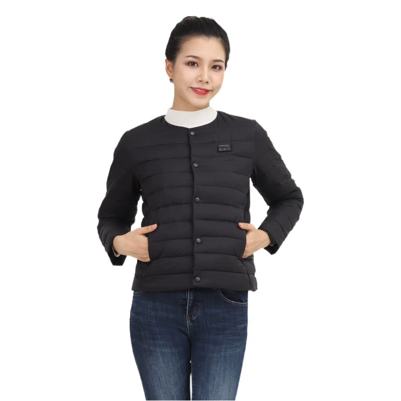 Mi Длинный пуховик с электрическим подогревом интеллектуальный контроль температуры нагревательная куртка электрическая нагревательная куртка USB зарядка нагревательная одежда для мужчин и женщин