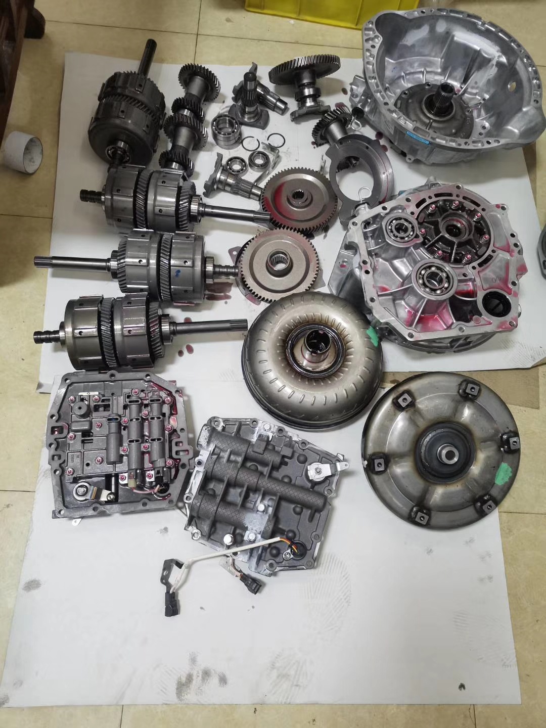 丰田叉车7F/8F2Z发动机二手配件，丰田7F/8F二手原装波箱配件