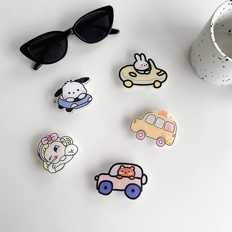 Мультяшный щенок кролик автомобиль чехол для мобильного телефона подставка задняя наклейка корейская ниша ветра портативный рабочий стол смотреть драму