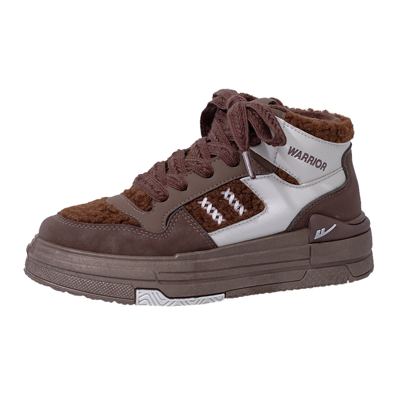 Zapatillas de plataforma de estilo universitario americano con bloques de color, elegantes zapatillas para mujer con diseño que hace que las piernas parezcan más largas, calzado informal.