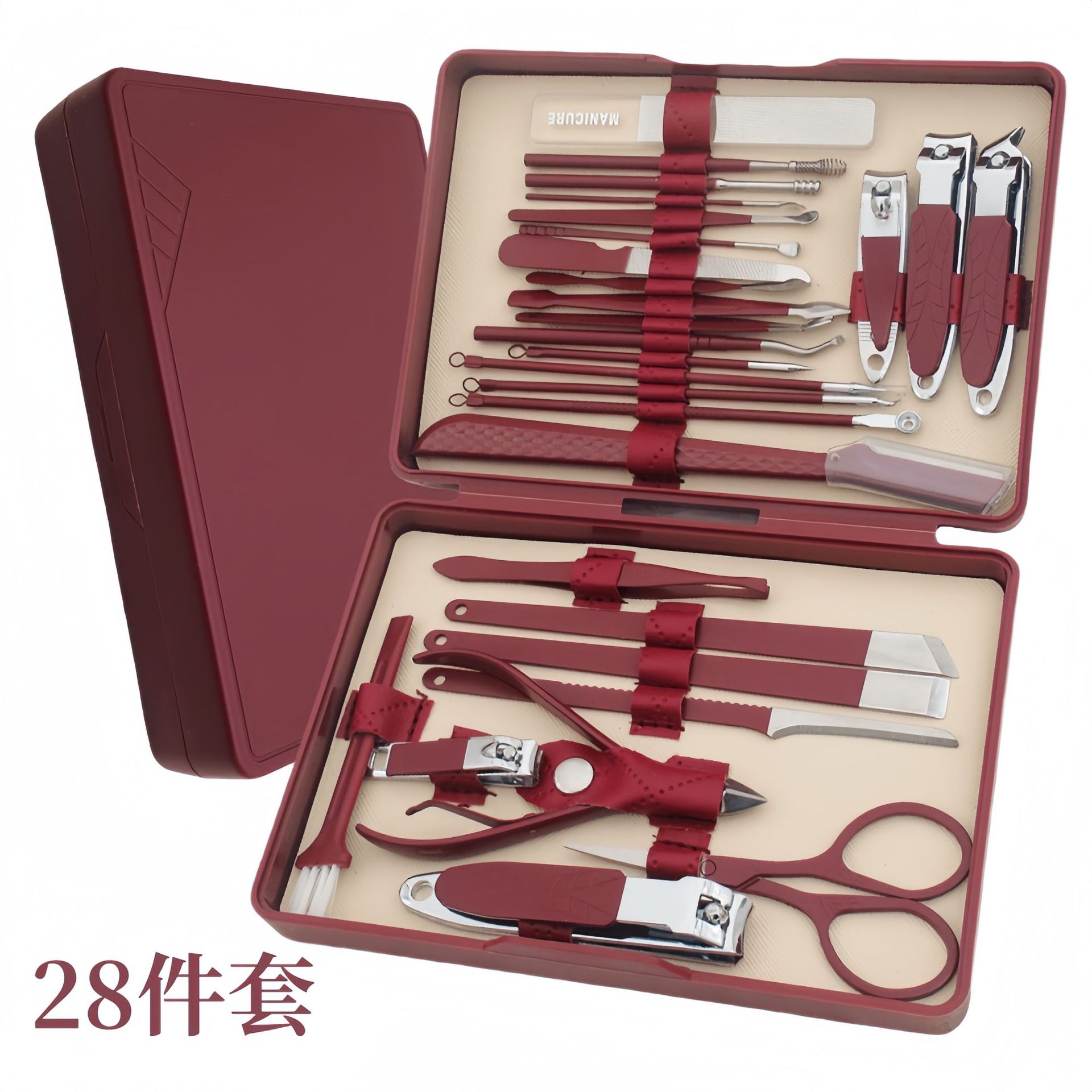 Red set, 28 pieces