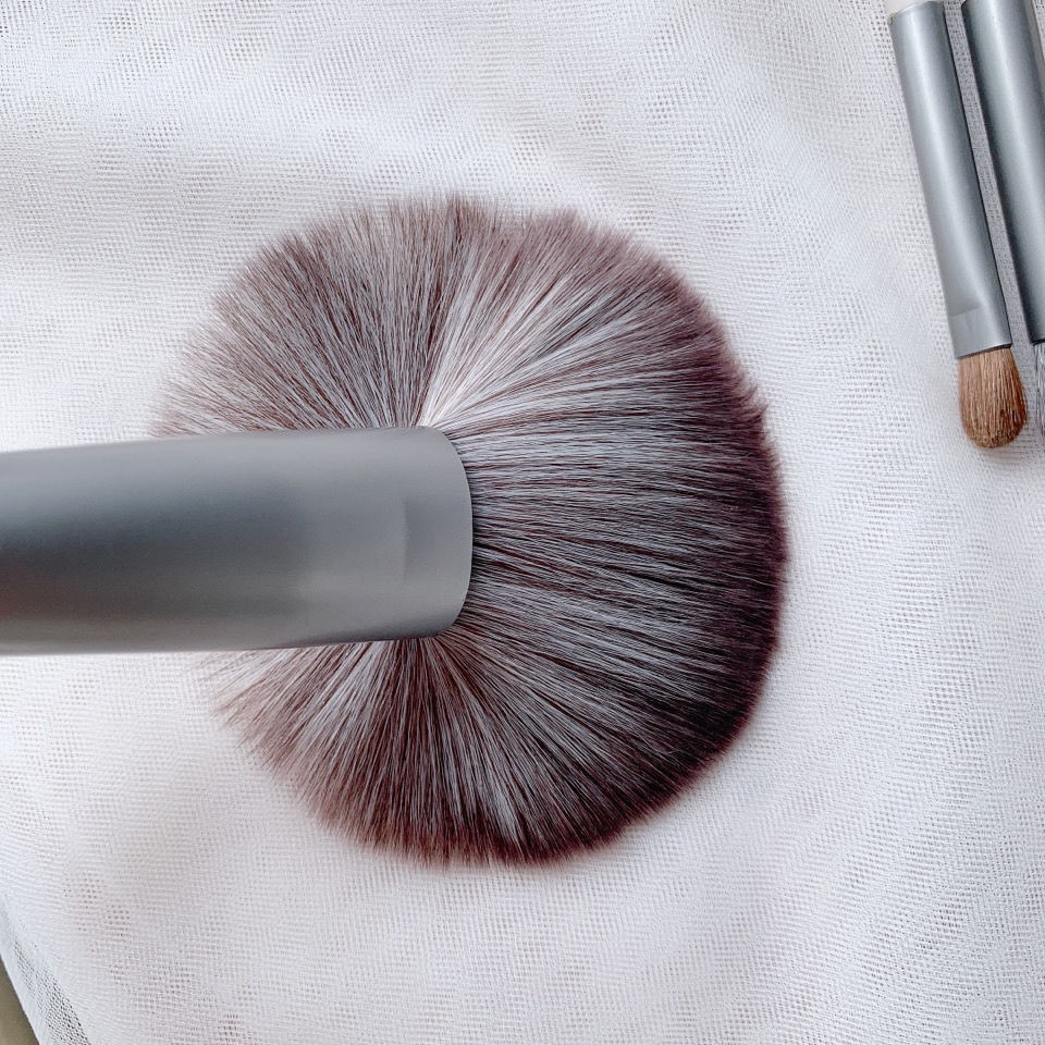 Principiantes 7 conjuntos de cepillo de maquillaje de caballo de caballo cepillo de sombra de ojos blush cepillo de pintura en polvo cepillo de maquillaje herramientas de belleza