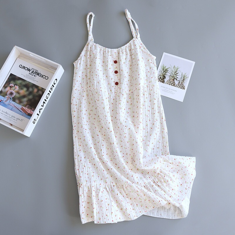 European and American Plus-Size Cotton Pajamas for Women, Summer Double-Layer Gauze Two-Piece Set, Printed Loungewear, Direct Supply from Factory European and American Plus-Size Cotton Pajamas for Women, Summer Double-Layer Gauze Two-Piece Set, Printed Loungewear, Direct Supply from Factory