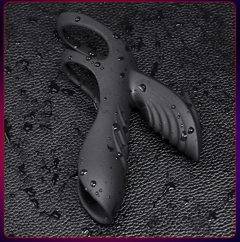 Vibrating Couples Ring in Silicone, Adult Shared Wearable, Manufacturer Direct — detail image 5